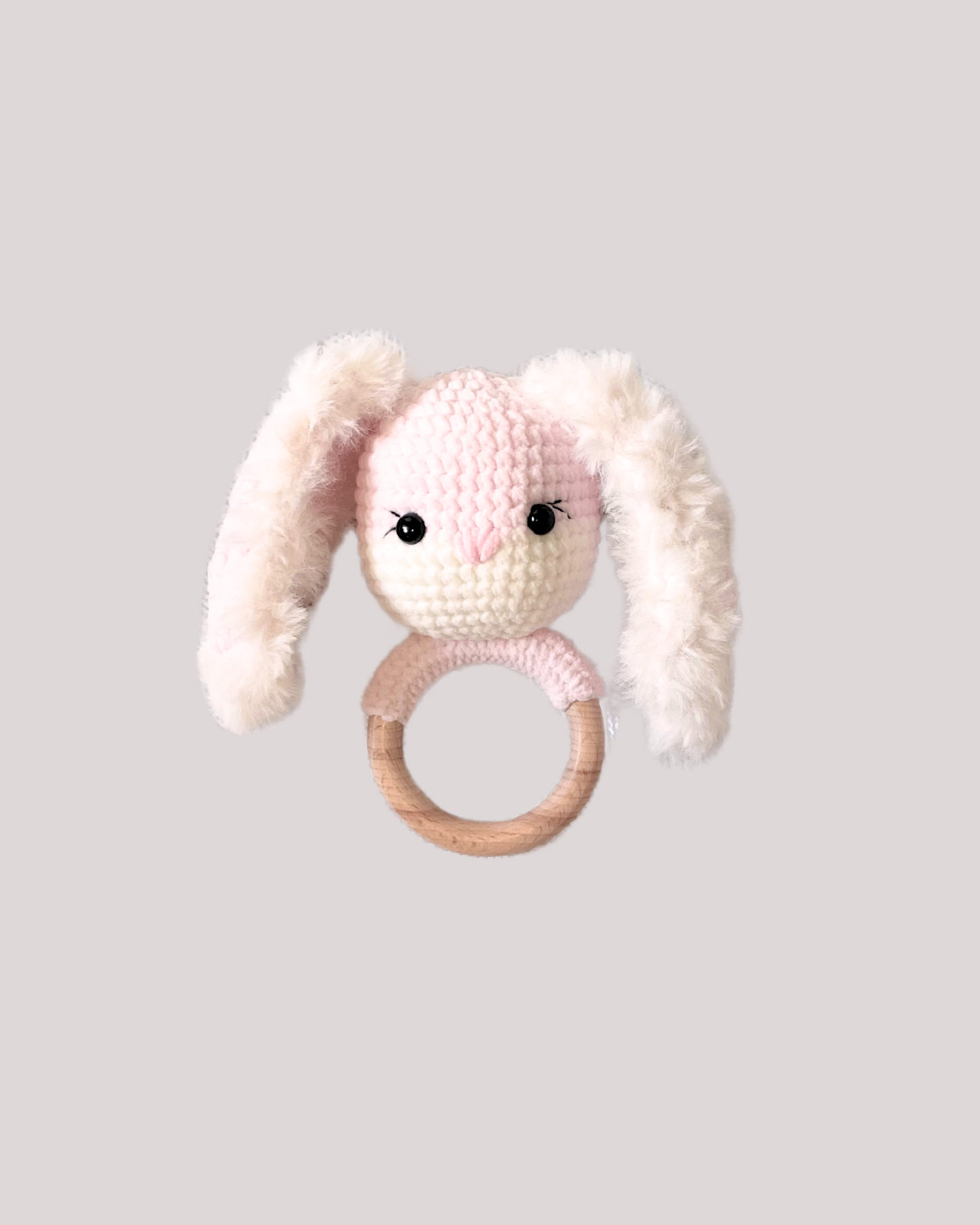 Lil Luvie l Bunny Rattle/Teether